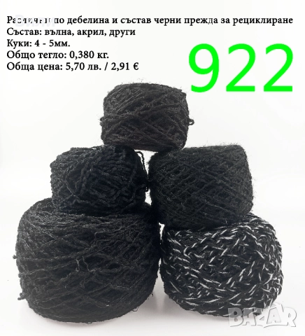 Евтини прежди в малки количества - нови и остатъци , снимка 12 - Други - 52042496