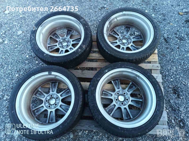 Лети джанти с гуми Subaru 5/100/17, снимка 4 - Гуми и джанти - 52286161