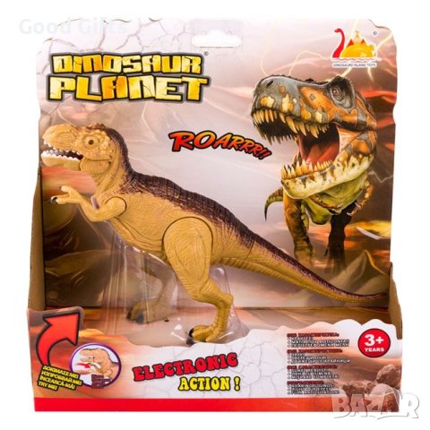 Играчка динозавър Тиранозавър РЕКС със звук и светлини, снимка 3 - Фигурки - 43379878