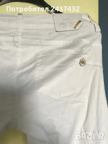 Бял панталон-Liu-Jo, снимка 5 - Панталони - 51369173