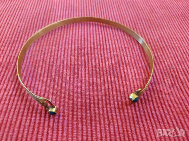 Старо, твърдо колие, тип торква, бронз. , снимка 2 - Антикварни и старинни предмети - 36409152