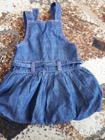 Дънкова рокля , снимка 3 - Детски рокли и поли - 28680835