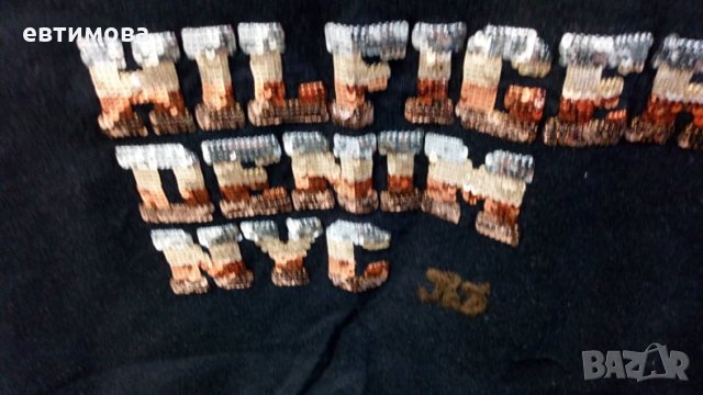 Тишърт Tommy Hilfiger denim, L, с пайети