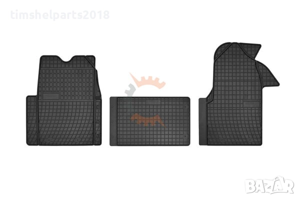 Гумени стелки Frogum съвместими с Renault Master 1997-2010 год. - 3 части, снимка 2 - Части - 52837703