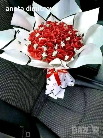 Вечни букети , снимка 9 - Ръчно изработени сувенири - 53053722