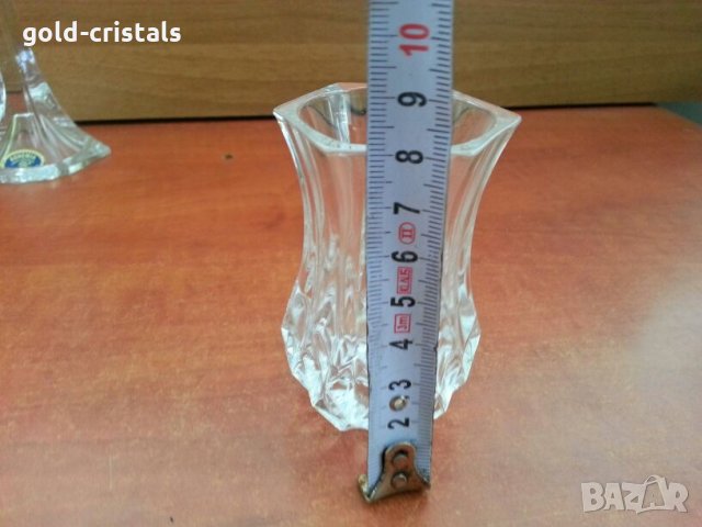 кристална ваза  вазичка  чаша за клечки за зъби