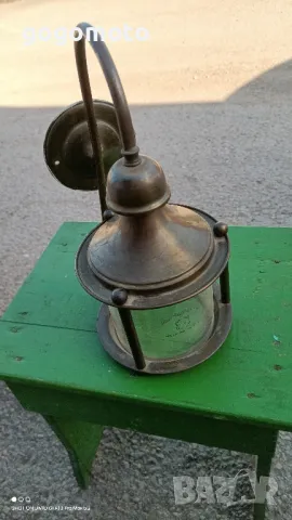 Стара лампа,аплик, фенер, медна, бронзова, SCHOTT-SUPRAX Original - Made in Germany , снимка 12 - Антикварни и старинни предмети - 50413888