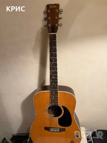 Fender F75 Акустична китара с AUX вход Рядка реколта - 1975 г, снимка 6 - Китари - 48970927