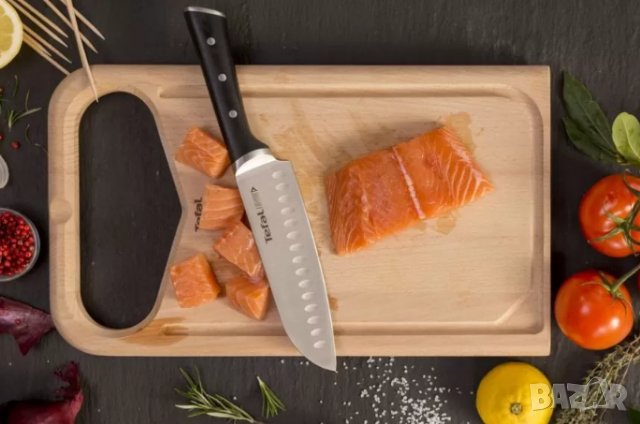Азиатски нож Santoku Tefal Ingenio Ice Force 18 сm / Тефал , снимка 7 - Прибори за хранене, готвене и сервиране - 40173471