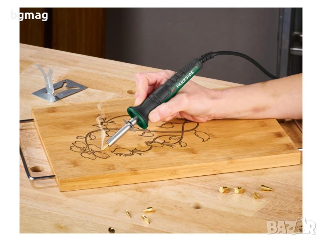 Parkside пирографски комплект PBMK 30 B2,30W,16 части, снимка 3 - Други инструменти - 50505874