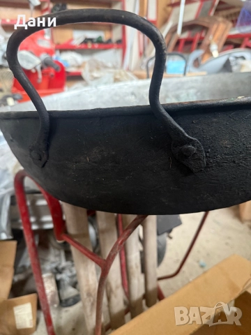 Стара медна тава, снимка 2 - Антикварни и старинни предмети - 51987046