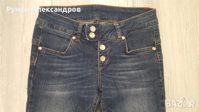 Тъмно сини дънки LIU-JO за момиче с р-р W25 = XS, снимка 6 - Дънки - 52110156