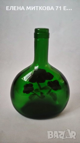 Масивен италиански сервиз от изумруденозелено стъкло, снимка 15 - Сервизи - 52777336