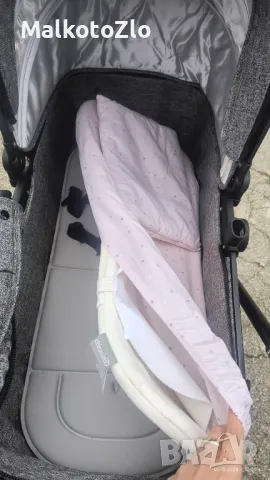 Бебешка количка/ Комбинирана детска количка  LORELLI LORA SET 3 в 1 - Dark Grey, снимка 6 - Детски колички - 47499492