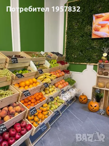Уникални дървени стелажи от щайги за плод и зеленчук, снимка 3 - Дърводелски услуги - 48839062