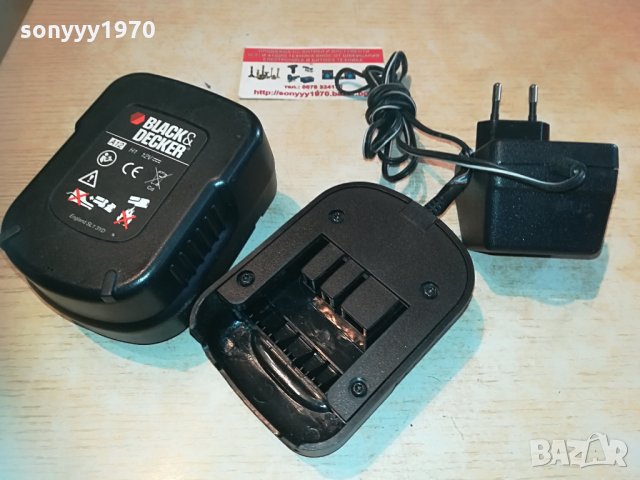 black & decker battery 12v+charger 0805211822