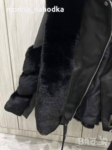Дамско кожено яке, снимка 6 - Якета - 43644553