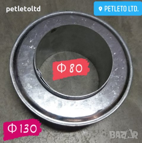 Редукция за розетка Ф 80 - Ф 130, снимка 2 - Пелети - 38760422