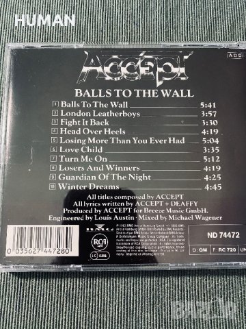 Accept ,Bonfire , снимка 13 - CD дискове - 37587792