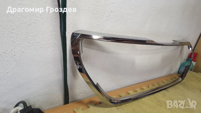  Хром рамка за решетка на предна броня за Peugeot 208 I / Пежо 208 (2016-2019), снимка 3 - Части - 51251943