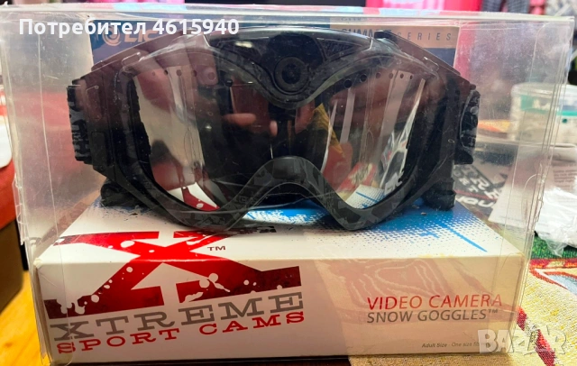 Очила / маска с 12МР вградена екшън камера + 2 нови батерии х1000мА, снимка 2 - Скейтборд, ховърборд, уейвборд - 53518722
