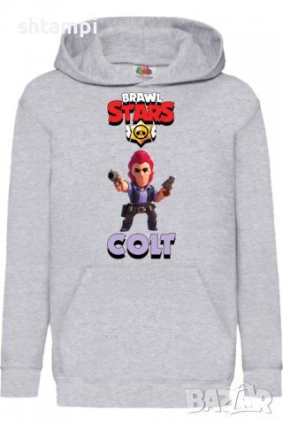 Детски Суитчър/Суитшърт Colt 4,Brawl Stars,Игра,Подарък,Изненада,Забавление,Рожден Ден, снимка 2 - Детски анцузи и суичери - 38314258