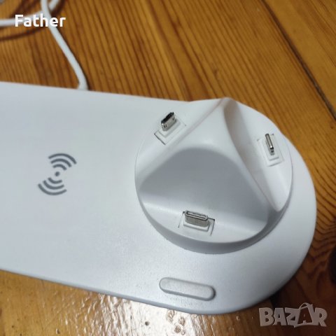 Комбинирано зарядно за телефони, снимка 2 - Безжични зарядни - 43582646