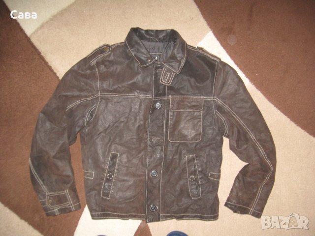 Кожено яке BEST COMPANY  мъжко,С-М, снимка 2 - Якета - 43677131