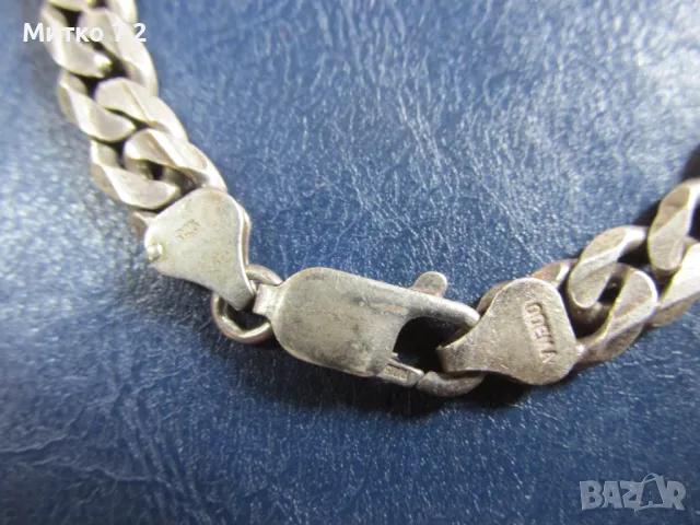 Сребърен ланец 5, снимка 5 - Колиета, медальони, синджири - 50429587