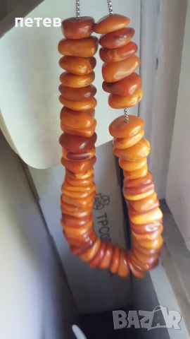 Кехлибар. Кехлибарен гердан., снимка 9 - Антикварни и старинни предмети - 51148015