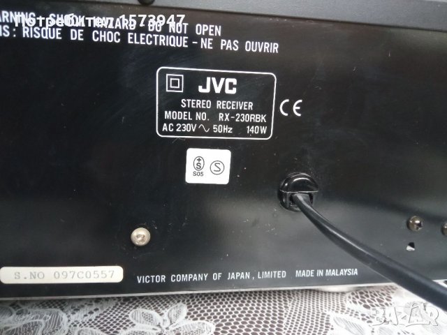 JVC STEREO RESEIVER RX-230RBK, снимка 12 - Ресийвъри, усилватели, смесителни пултове - 38917481