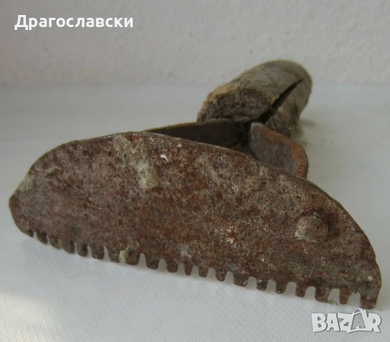 Стар хамут за кон / магаре, гребен за кон, за декорация, механа  заведение, от чекрък - колело, снимка 9 - Други - 42895472