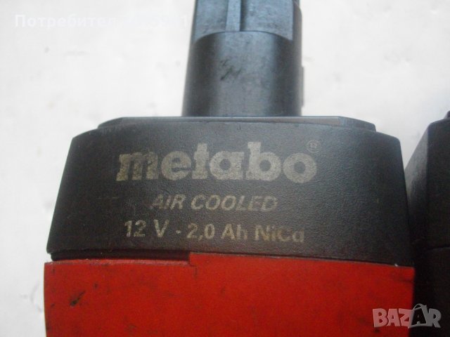 2,0 Ah-Metab0-12V-Air Cooled-NiCd-Метабо-Добра Батерия-Никел-Кадмий-12 Волта, снимка 3 - Други инструменти - 28367664
