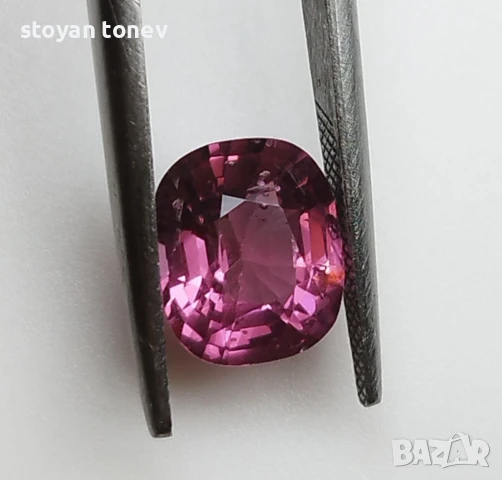 Елегантен шпинел в страхотен розов цвят 1.72кт.! Нов!, снимка 5 - Колиета, медальони, синджири - 47089410