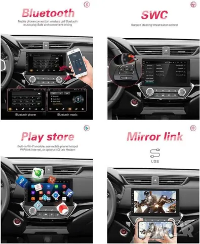 Мултимедия, за Peugeot 2008, 208, Двоен дин, Навигация, дисплей, 2 Дин, плеър, екран, Android, Пежо, снимка 7 - Аксесоари и консумативи - 47422372