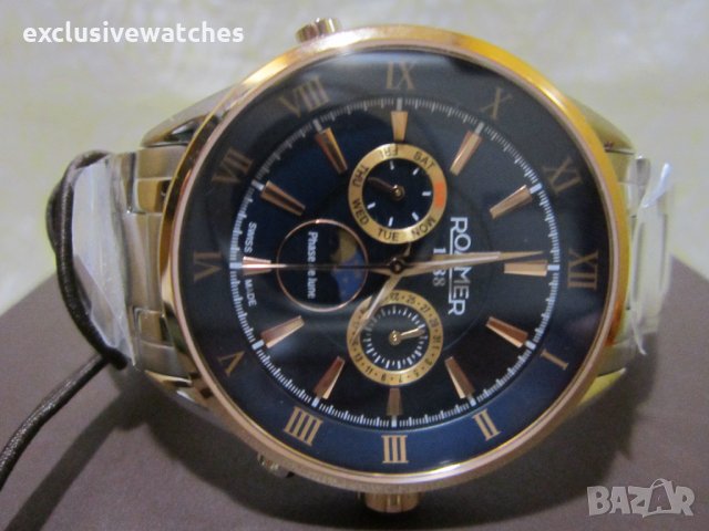 Roamer Superior Moonphase - SWISS MADE, снимка 3 - Мъжки - 33049512