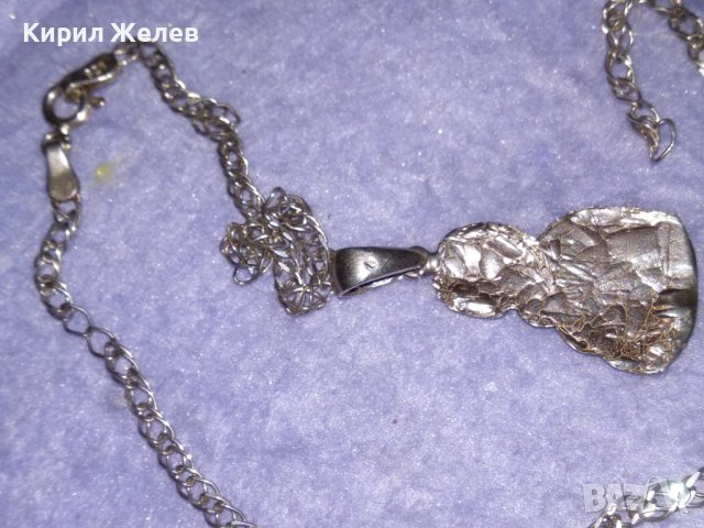 СТАРА ПРАВОСЛАВНА СРЕБЪРНА НАГРЪДНА ИКОНКА с ВЕРИЖКА СРЕБРО 925 Като БОНУС 37311, снимка 15 - Антикварни и старинни предмети - 39507928