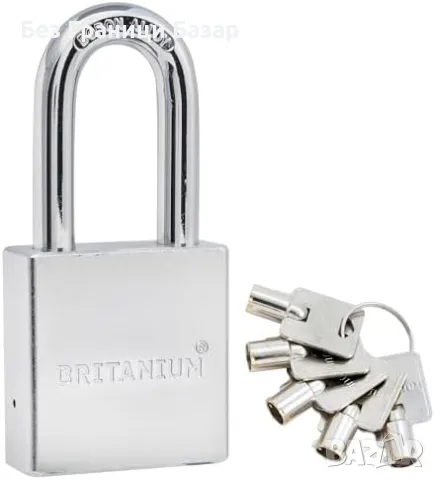 Нов Катинар за висока сигурност – закален борон, 5 ключа, хромирано тяло