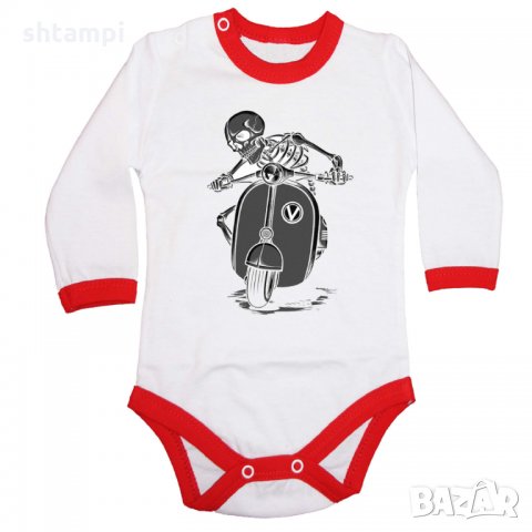 Бебешко боди VESPA Zombie 1, снимка 7 - Бодита за бебе - 33255851