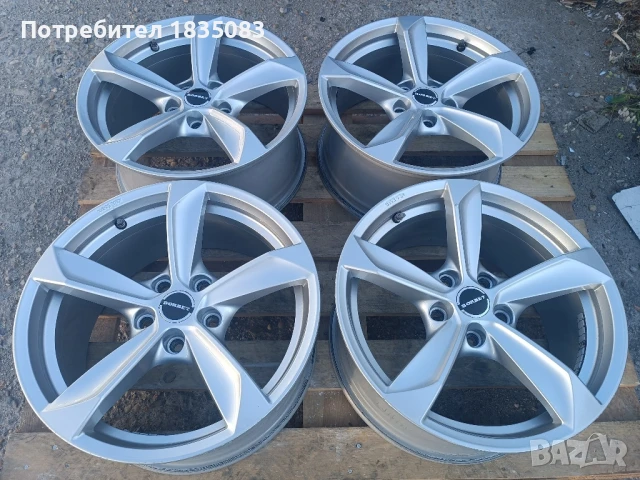 Лети джанти 17ки 5х115 Borbet, снимка 2 - Гуми и джанти - 51127903