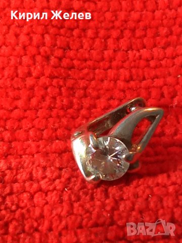 СРЕБЪРНА СКЪПОЦЕННА АРТ ОБЕЦА СРЕБРО 925 с ЮВЕЛИРНО ФАСЕТИРАН КАМЪК ЦИРКОН 25716, снимка 11 - Обеци - 35817711
