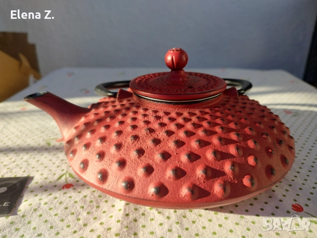 Красив чугунен чайник японски стил - чисто нов, снимка 3 - Други - 52798734