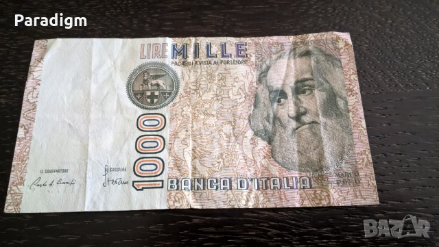 Банкнота - Италия - 1000 лири | 1982г., снимка 1 - Нумизматика и бонистика - 26801247