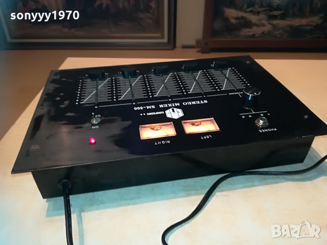 STEREO MIXER-внос от франция 0206211120, снимка 5 - Ресийвъри, усилватели, смесителни пултове - 33078267