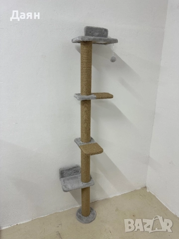 Котешко дърво PawHut, котешка катерушка 180см , снимка 5 - За котки - 52550245