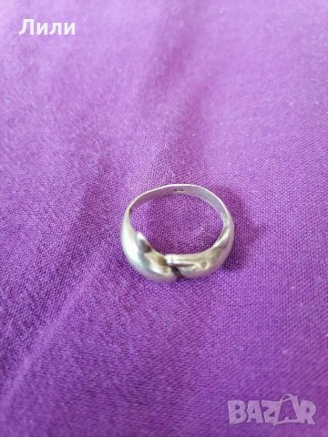 Сребърен пръстен делфинчета 