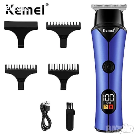 Професионална безжична машинка за подстригване Kemei KM-641  , снимка 4 - Машинки за подстригване - 52905585