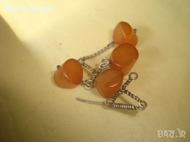 СТАРО СРЕБЪРНО КРЪСТЧЕ с КЪСЧЕТА ЕСТЕСТВЕН БАЛТИЙСКИ ЯНТАР КЕХЛИБАР РЪЧНА МАЙСТОРСКА ИЗРАБОТКА 32645, снимка 10 - Антикварни и старинни предмети - 38360647