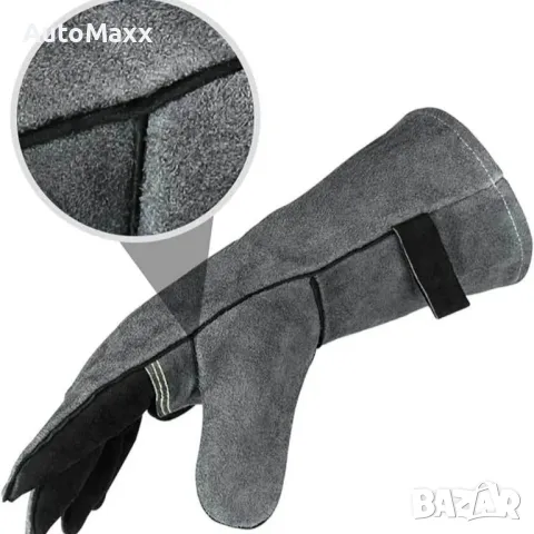 RÖSLE грил ръкавици, 2 части, кожа, сертифицирани, универсален размер 24 / XL


, снимка 3 - Други инструменти - 47766666