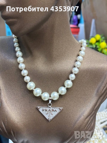 LOUIS VUITTON колие с перли, снимка 6 - Колиета, медальони, синджири - 53368307